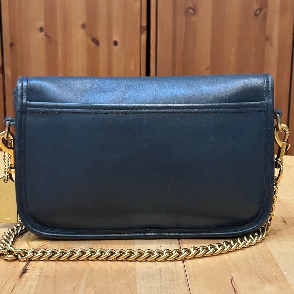 Like new Navy Vintage Coach Penny Pocket Clutch Purse 9755 - Picture 3 of 13